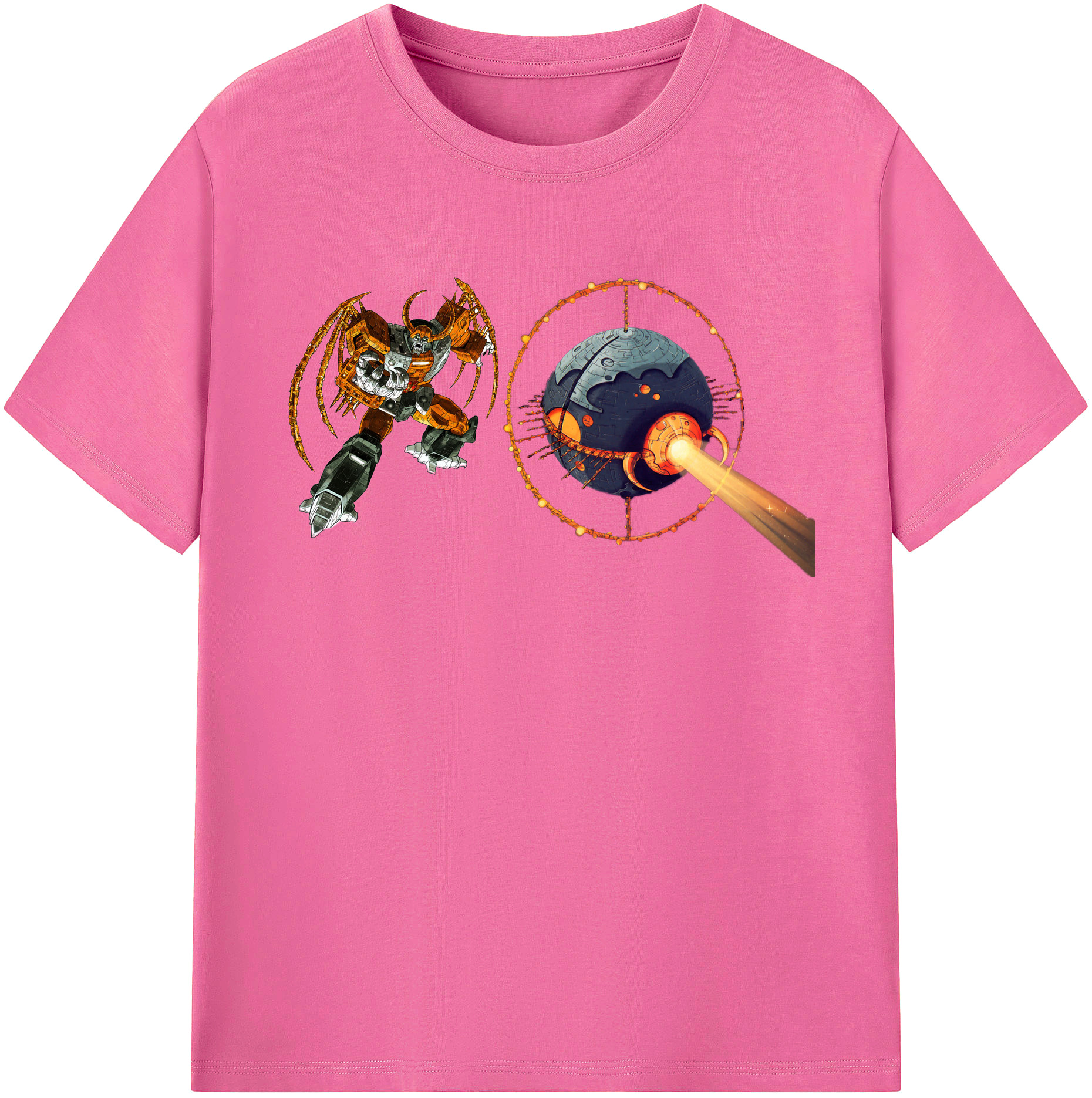 （画像用）  レディースカジュアルプリントTシャツ（綿100％）